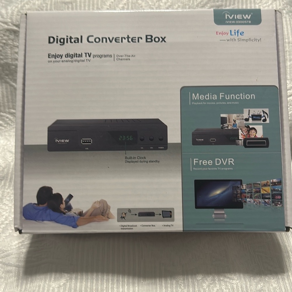 Digital TV Converter Box New